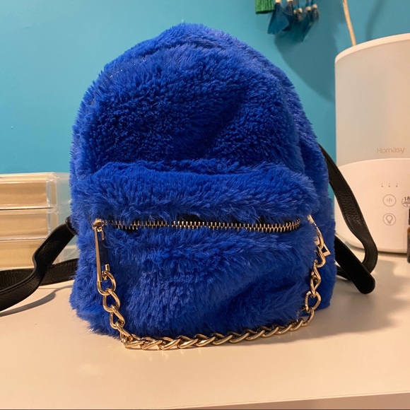 forever 21 faux fur mini backpack Forever 21 mini backpack